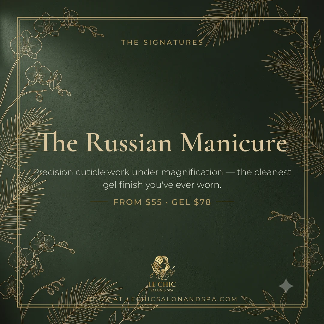 Instagram post: The Russian Manicure, from $55.
